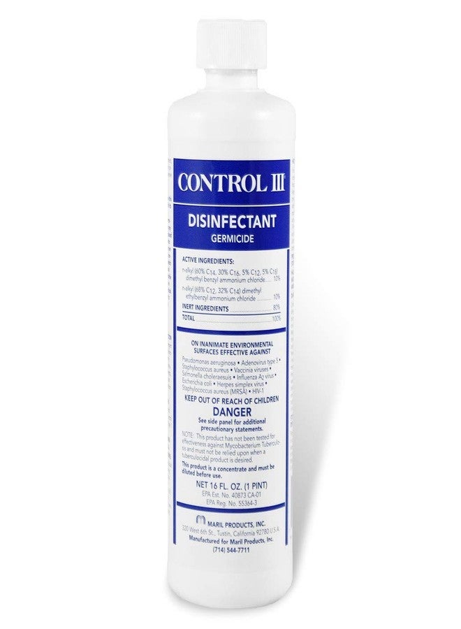 NJCSDISP12EA - Control III Germicidal Solution Concentrated 16 oz.